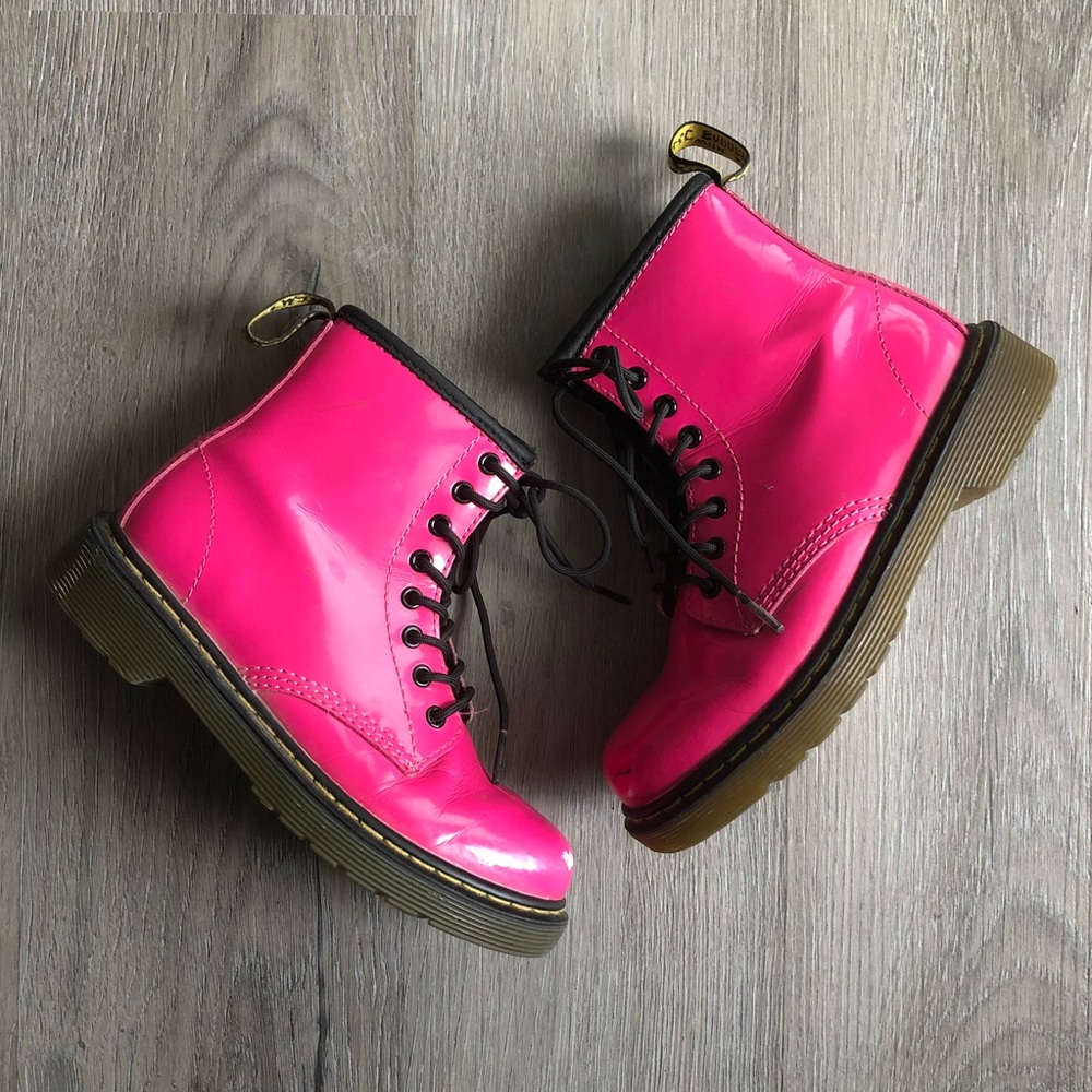 Dr. Martens • Little Girls Hot Pink Boots